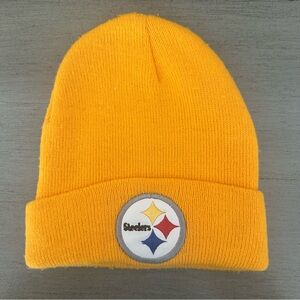Yellow Steelers Men's Beanie, One Size